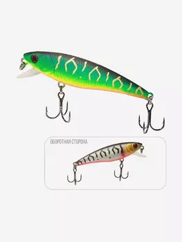 Воблер Mottomo Bang Minnow 65SP 6,3g Silver&Ghost Tiger, Мультицвет