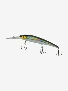 Воблер Mottomo Catcher 120F 20g Green Silver, Серебряный