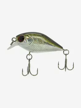 Воблер Mottomo Chubber 36F 3,8g Dark Silver Shine, Серебряный