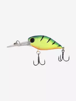 Воблер Mottomo Chubber DR 36F 4g Lime Tiger, Зеленый