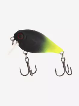 Воблер Mottomo Crazy Crank 40F 4,2g Black Lime, Черный