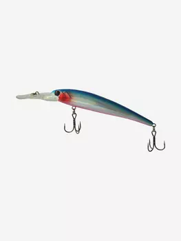 Воблер Mottomo Deep Hooker 90F 8,5g Red Blue, Серебряный
