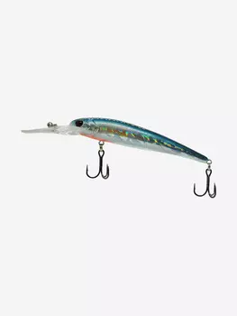 Воблер Mottomo Deep Hooker 90F 8,5g Silver Minnow, Серебряный