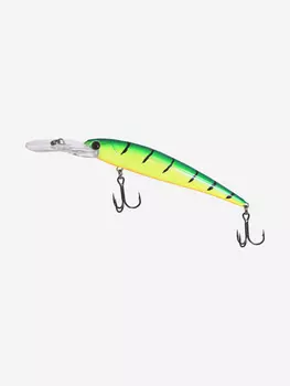 Воблер Mottomo Deep Hooker 90F 8,5g Lime Tiger, Зеленый