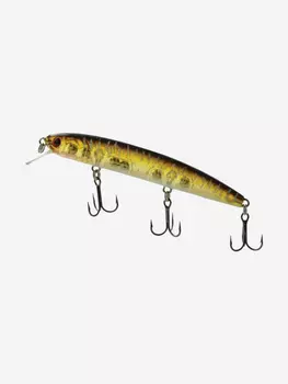 Воблер Mottomo Mr.Uno 115SP 16,5g Rootbeer Brown, Желтый