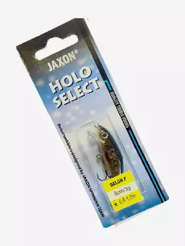 Воблер на окуня для рыбалки Jaxon Gelon 5 см 3 гр плавающий #EB, Коричневый