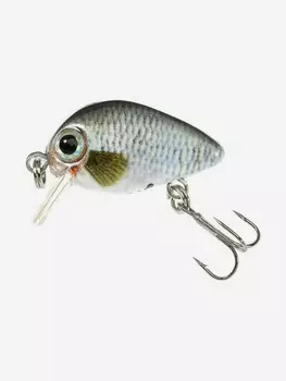 Воблер на окуня, щуку, голавля для рыбалки Jaxon Atract Pixel #D плавающий 25 мм ультралайт / воблер жук мини, Белый