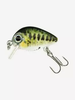 Воблер на окуня, щуку, голавля для рыбалки Jaxon Atract Pixel #B плавающий 25 мм ультралайт / воблер жук мини, Зеленый