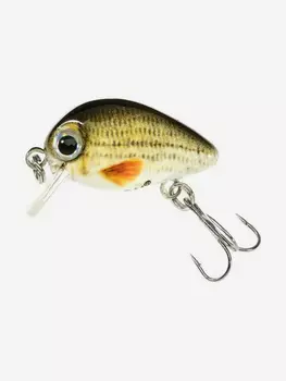 Воблер на окуня, щуку, голавля для рыбалки Jaxon Atract Pixel #A плавающий 25 мм ультралайт / воблер жук мини, Коричневый