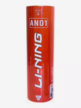 Воланы пластиковые Li-Ning AN01, Средняя, 6шт., Желтый