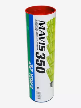 Воланы пластиковые Yonex Mavis 350, Быстрая, 6шт., Желтый