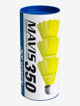 Воланы пластиковые Yonex Mavis 350, Средняя, 3шт., Желтый
