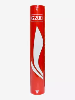 Воланы перьевые Li-Ning G200, 77, 12шт., Белый