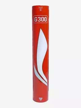 Воланы перьевые Li-Ning G300, 77, 12шт., Белый