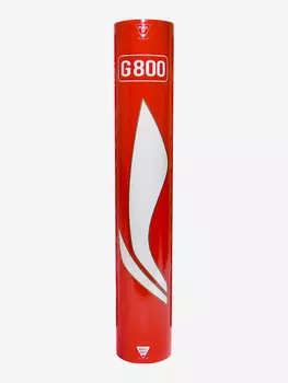 Воланы перьевые Li-Ning G800, 77, 12шт., Белый