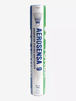 Воланы перьевые Yonex Aerosensa AS-9, 2, 12шт., Белый