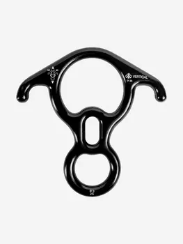 Восьмерка рогатая большая дюраль, 4000 кг VERTICAL, Черный