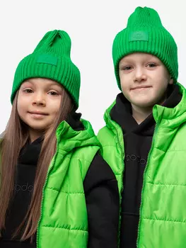 Вязаная шапка bodo, Зеленый