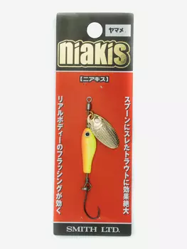 Вращающаяся блесна SMITH NIAKIS 3.0 цвет 18, Мультицвет