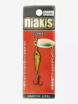 Вращающаяся блесна SMITH NIAKIS 4.0 цвет 20, Мультицвет