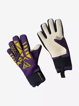 Вратарские перчатки Northstein Firestorm CL4, фиолетово-желтые, Фиолетовый