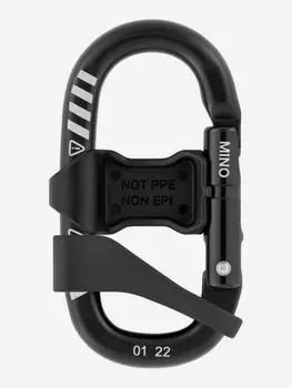 Вспомогательный карабин Petzl MINO, черный, Черный