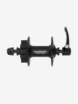 Втулка передняя Shimano Deore, M525A, 32 спицы, Черный