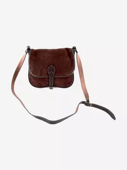 Ягдташ для охоты Vektor из замши с тороками, Коричневый