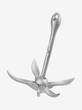 Якорь-кошка 1,5 кг складной оцинкованный (тип A), Серый