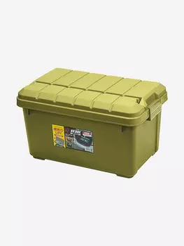 Ящик экспедиционный IRIS OHYAMA RV BOX RV600C c двойной разделенной крышкой, 40 л 61,5x37,5x34 см x аки, Зеленый