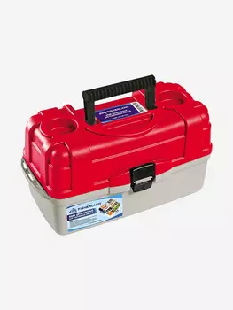 Ящик рыболовный 2х-полочный FisherLand 27012, Красный
