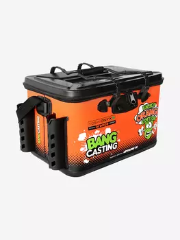 Ящик рыболовный Yoshi Onyx Orange с держателями для удилища, Оранжевый