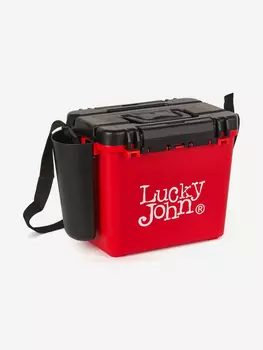 Ящик рыболовный зимний Lucky John из 6 частей, Красный