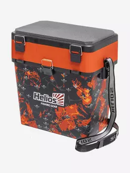 Ящик рыболовный зимний SHARK оранжевый Helios, Оранжевый