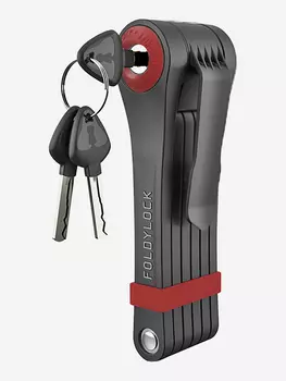 Замок складной Seatylock Foldylock Clipster, Черный