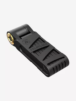 Замок складной Seatylock Foldylock Forever, Черный