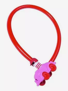 Замок вело ABUS MY FIRST ABUS 1505/60 розовый Тип: цепь с ключом Уровень защиты: 1/15, Розовый