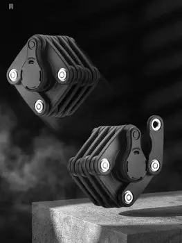 Замок вело ROCKBROS портативный и уникальная форма, запатентованный продукт, Черный