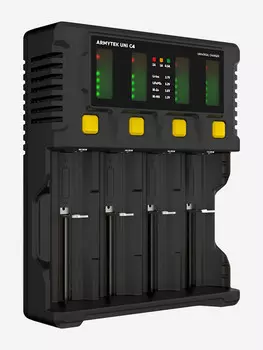 Зарядное устройство 4-х канальное Armytek Uni C4, Черный