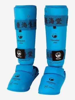 Защита голени и стопы TOKAIDO WKF синяя, Синий