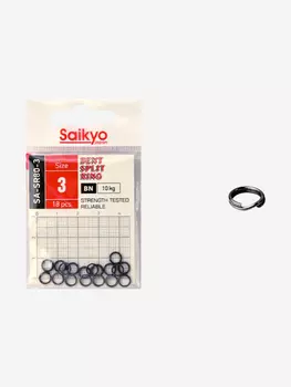 Заводное кольцо Saikyo SA-SR80-3 (1 упк. по 18 шт.), Черный
