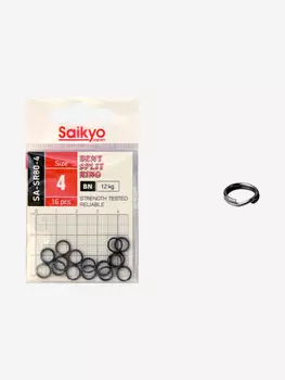 Заводное кольцо Saikyo SA-SR80-4 (1 упк. по 16 шт.), Черный