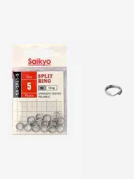Заводное кольцо Saikyo SA-SR81-5 (1 упк. по 16 шт.), Серебряный