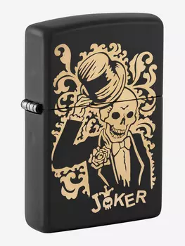 Зажигалка бензиновая ZIPPO 29632 Joker, Черный