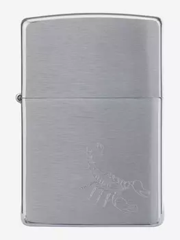 Зажигалка бензиновая ZIPPO 29684 Scorpion, Серебряный