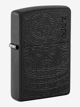 Зажигалка бензиновая ZIPPO 29989 Tone on Tone, Черный