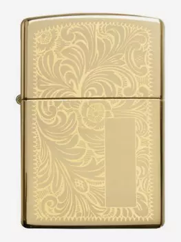 Зажигалка бензиновая ZIPPO 352B Venetian, Золотой