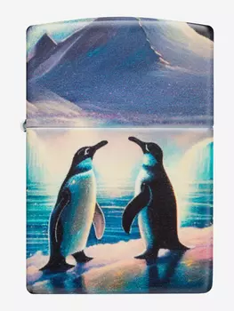 Зажигалка бензиновая ZIPPO 46014 Penguin, Мультицвет