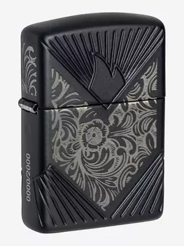 Зажигалка бензиновая ZIPPO 46025 Venetian Armor, Черный