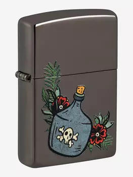 Зажигалка бензиновая ZIPPO 48409 Moonshine Jug, Черный